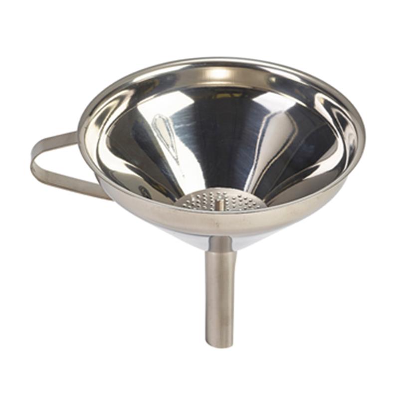 S/St.5"Funnel With Removable Strainer