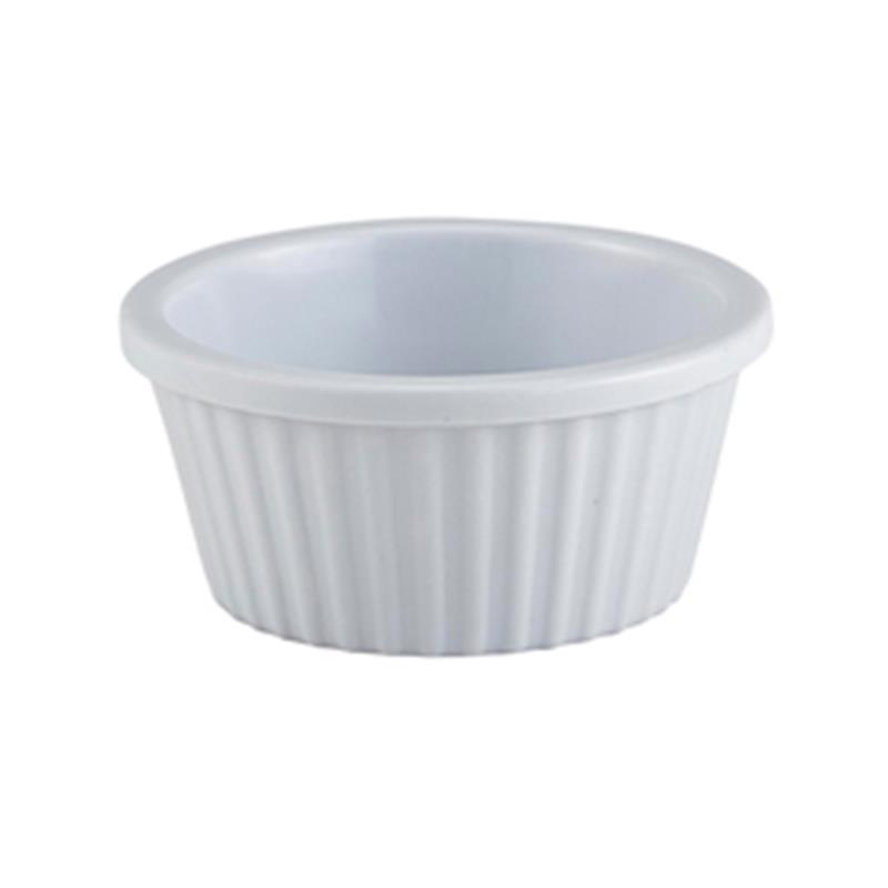 Ramekin 1oz Fluted White