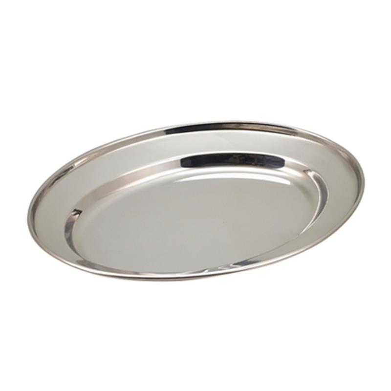 GenWare Stainless Steel Oval Flat 22cm/9"