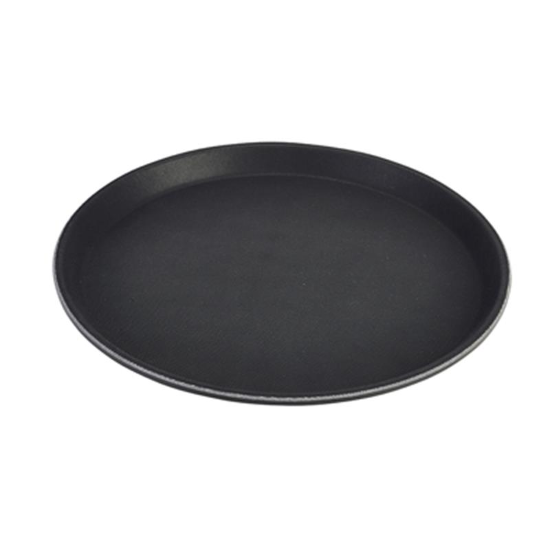 Tray Gengrip Fibreglass Round 11" Black