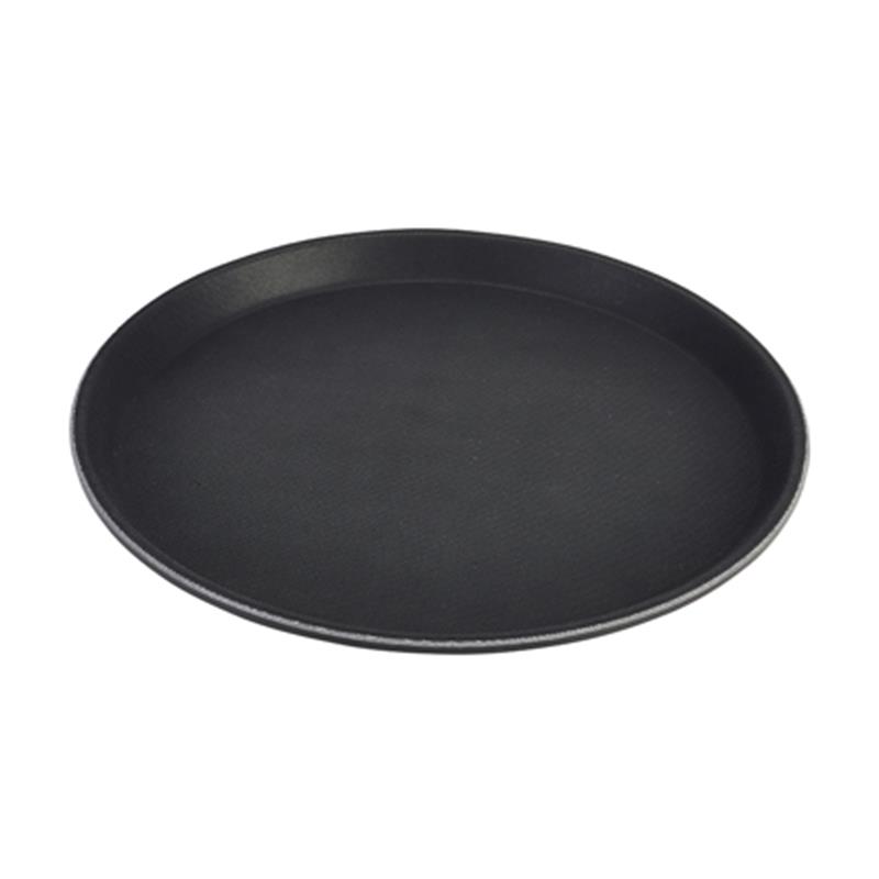 Tray Gengrip Fibreglass Round 14" Black