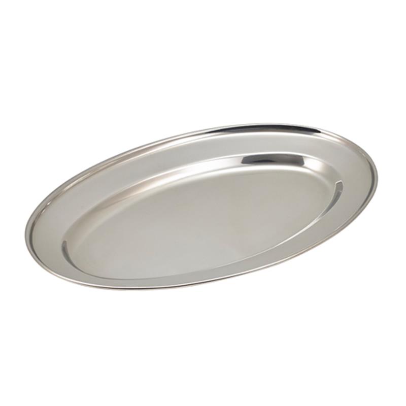 GenWare Stainless Steel Oval Flat 35cm/14"