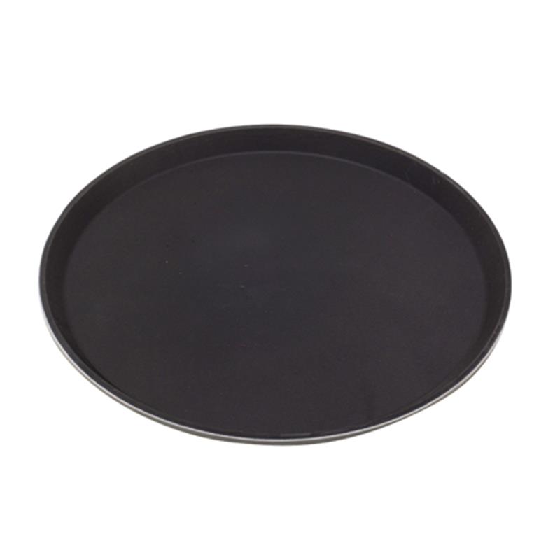 Tray Gengrip Fibreglass Round 16" Black