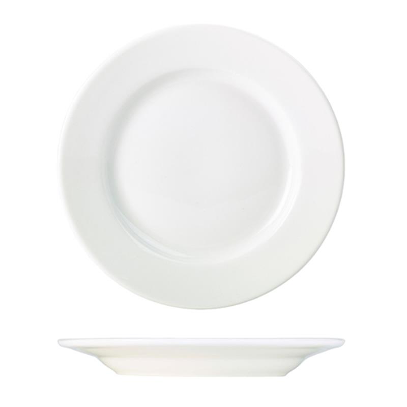 Genware Porcelain Classic Winged Plate 27cm/10.75"