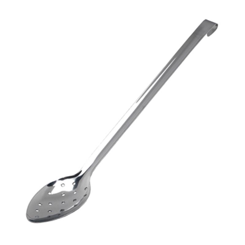 S/St.Perforated Spoon 350mm With Hook Handle