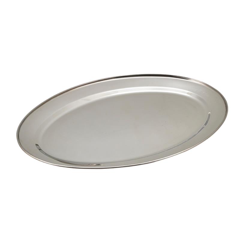 GenWare Stainless Steel Oval Flat 50cm/20"