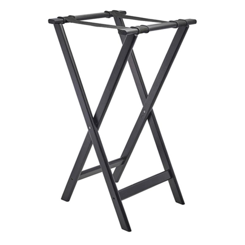 GenWare Black Wooden Tray Stand