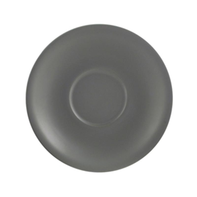 Genware Porcelain Matt Grey Saucer 12cm/4.75"