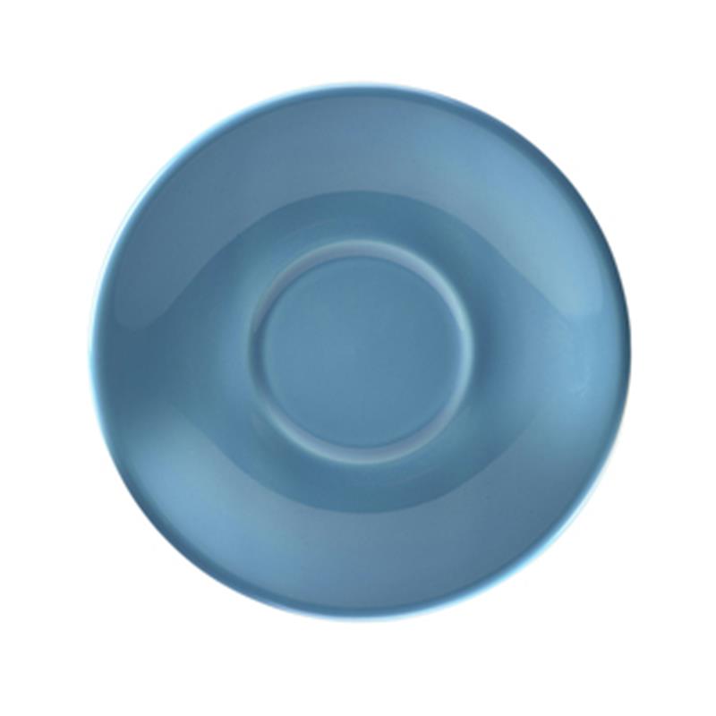 Genware Porcelain Blue Saucer 13.5cm/5.25"