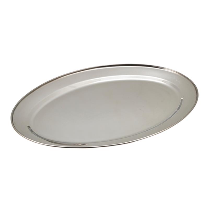 GenWare Stainless Steel Oval Flat 54.5cm/22"