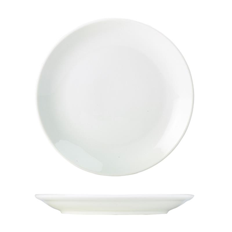 Genware Porcelain Coupe Plate 26cm/10.25"