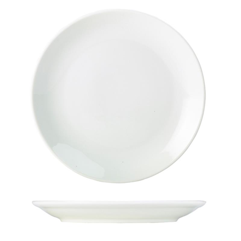 Genware Porcelain Coupe Plate 28cm/11"