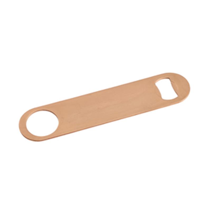 Copper Bar Blade Flat Bottle Opener 7"