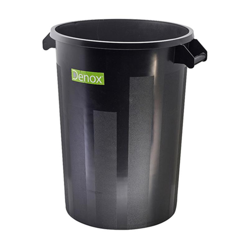 Black Dust Bin 100L