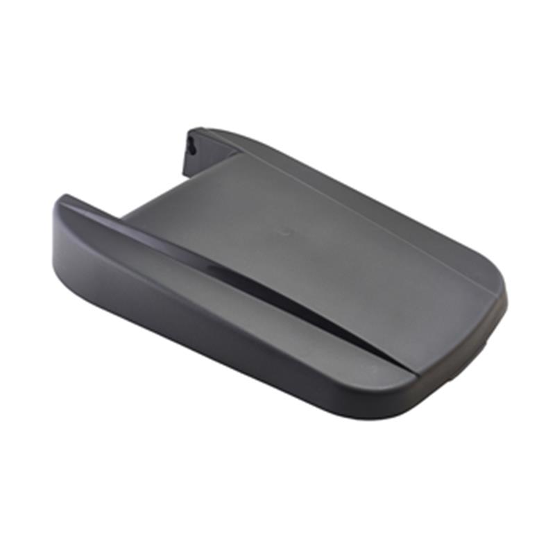 Black Closed Lid For Grey Recycling Bin 85L