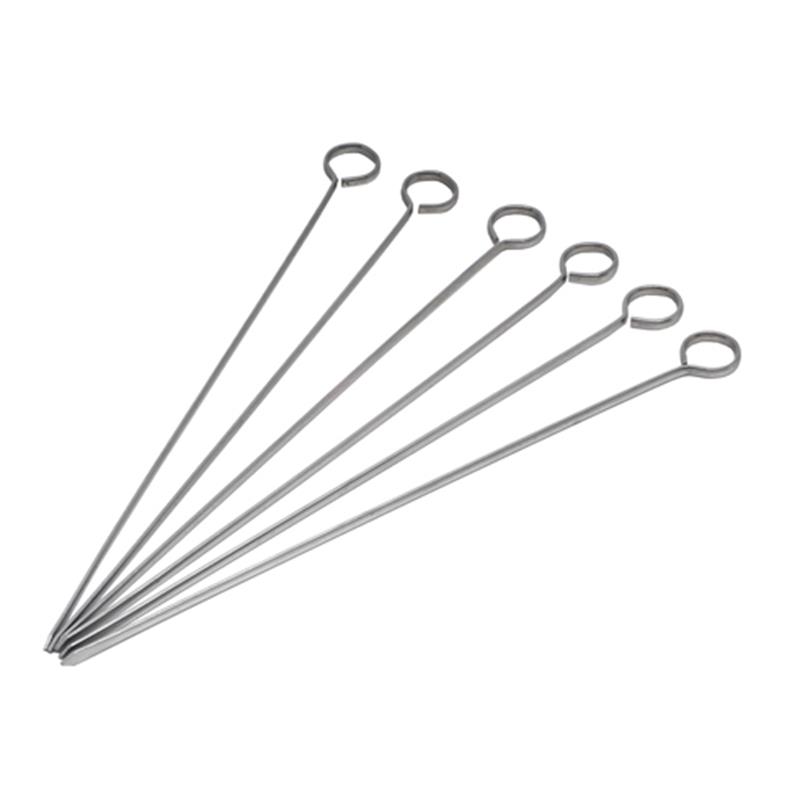 S/St. Skewers 8" (Pack Of 6)