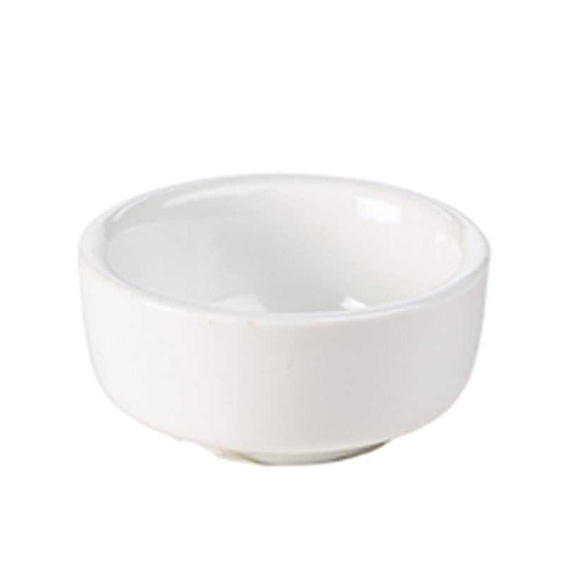 Genware Porcelain Butter Pat 6.5cm/2.5"