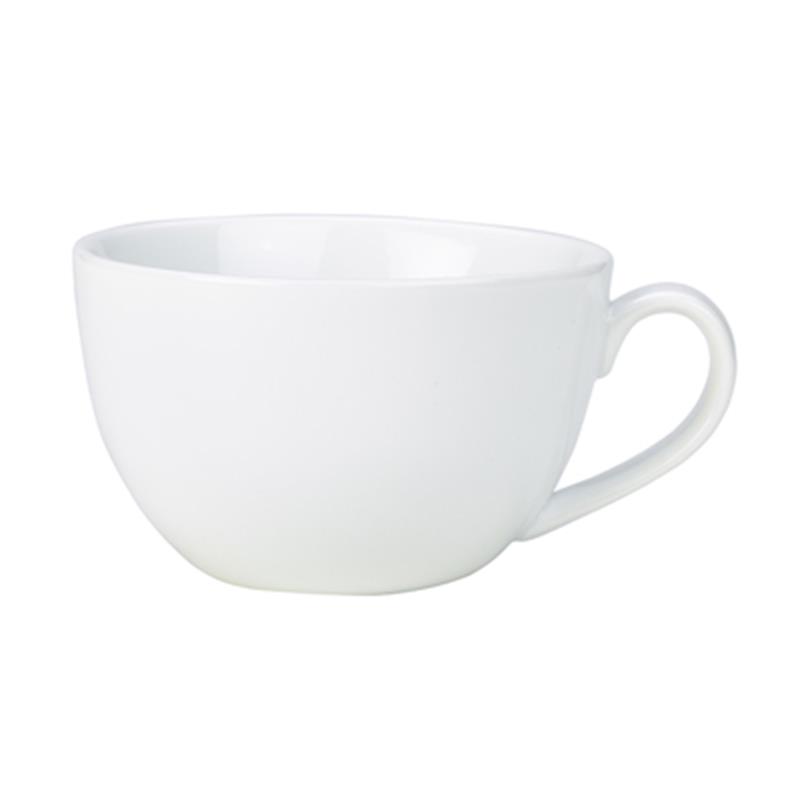 Genware Porcelain Bowl Shaped Cup 29cl/10.25oz