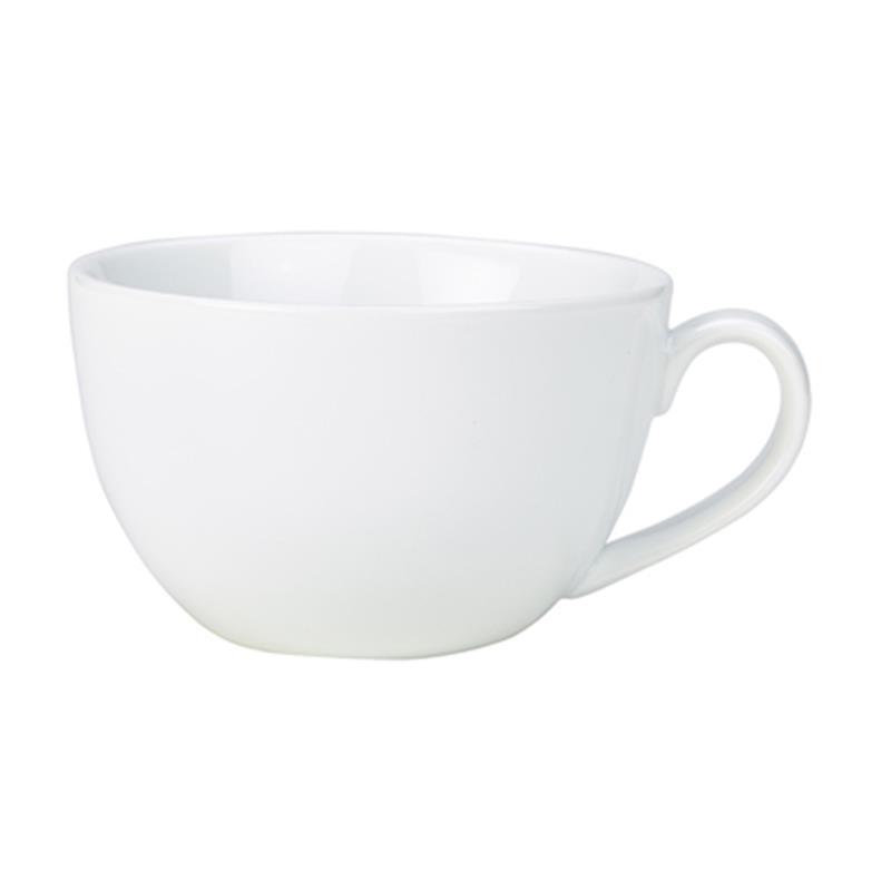 Genware Porcelain Bowl Shaped Cup 34cl/12oz