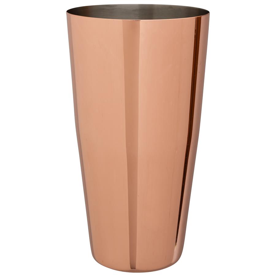 Polished Copper Plated 28oz Boston Can 