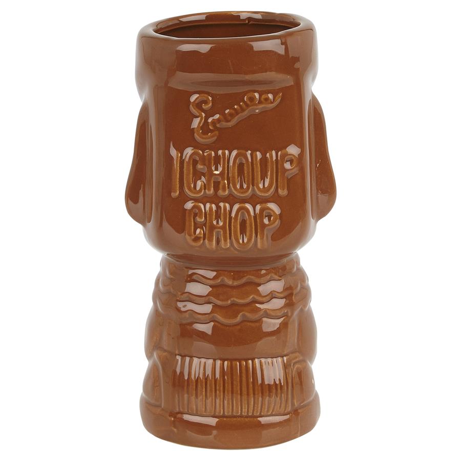 Ceramic Molokai Tiki Mug 360ml Brown