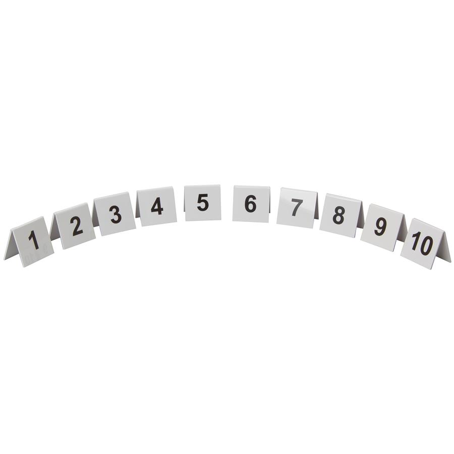 Perspex Table Numbers 1-10 
