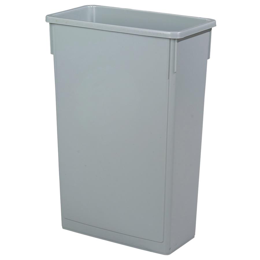 Grey Slim Recycling Bin - 87 Litre