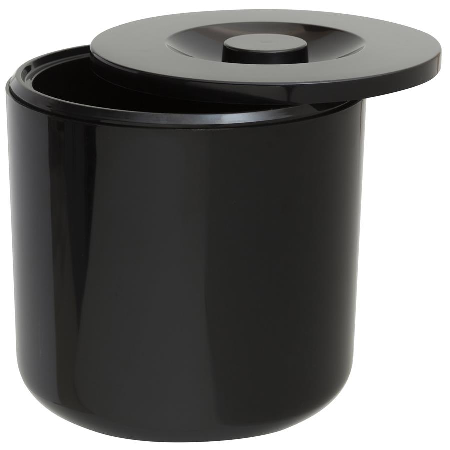 Insulated Round Ice Bucket Black - 7 Pint - Boxed