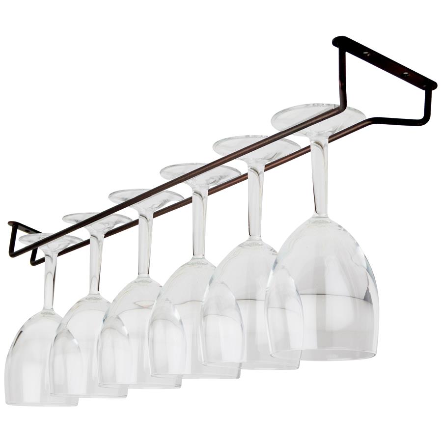 Glass Hanger 24 Inch RUSTIC c/w 3 screws