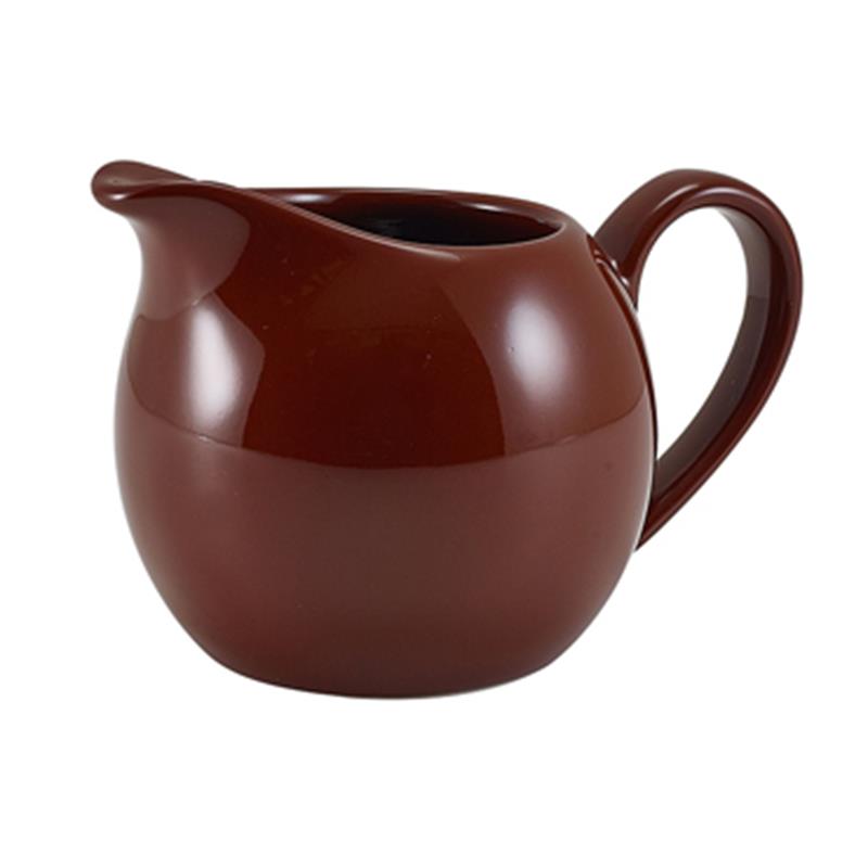 GenWare Porcelain Brown Jug 14cl/5oz