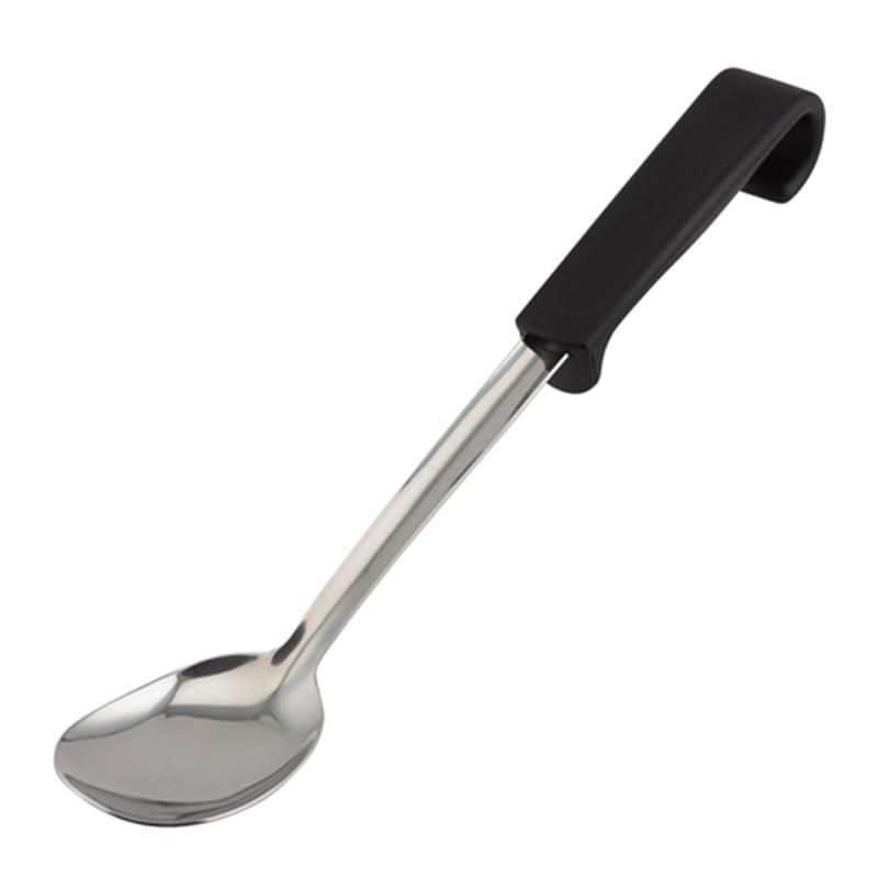 Genware Plastic Handle Small Spoon Black