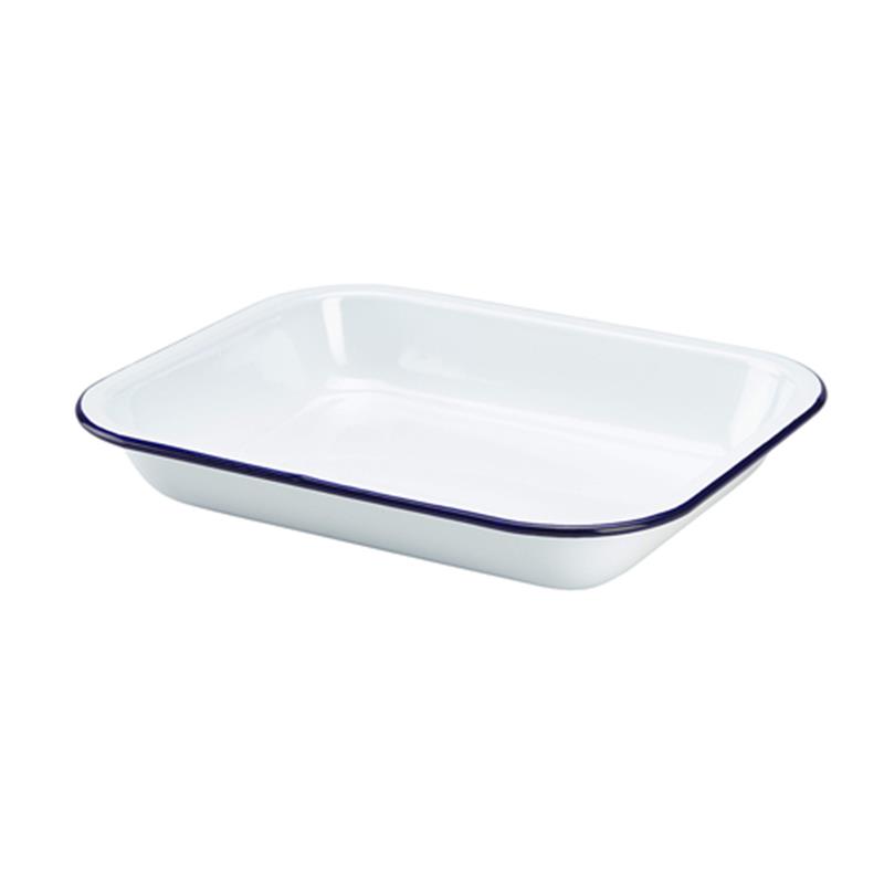 Enamel Baking Tray 28 x 23 x 4.5cm