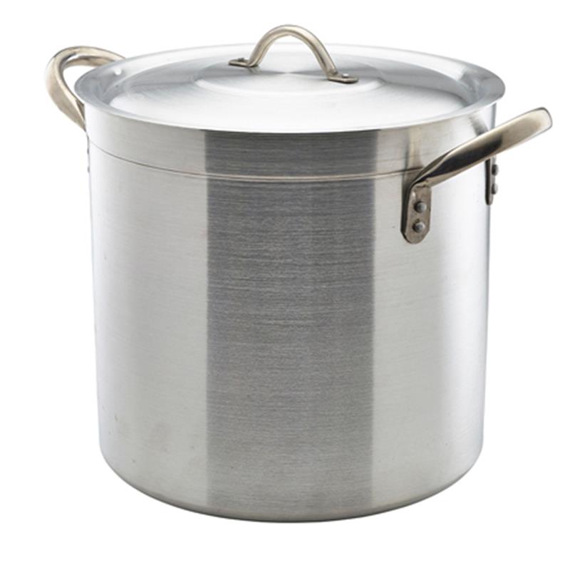 Aluminium Deep Stockpot With Lid 21Litre