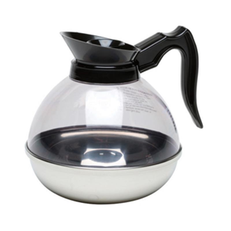 Coffee Decanter Clear Top/S/St.Base 1.9L/64oz