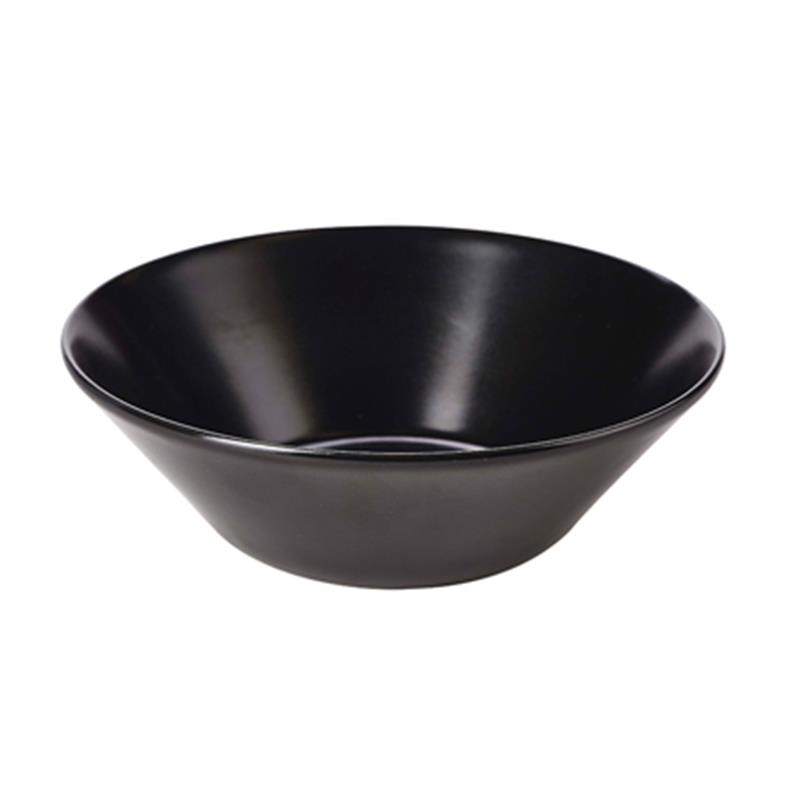 Luna Stoneware Black Serving Bowl 18 x 6cm/7 x 2.4"