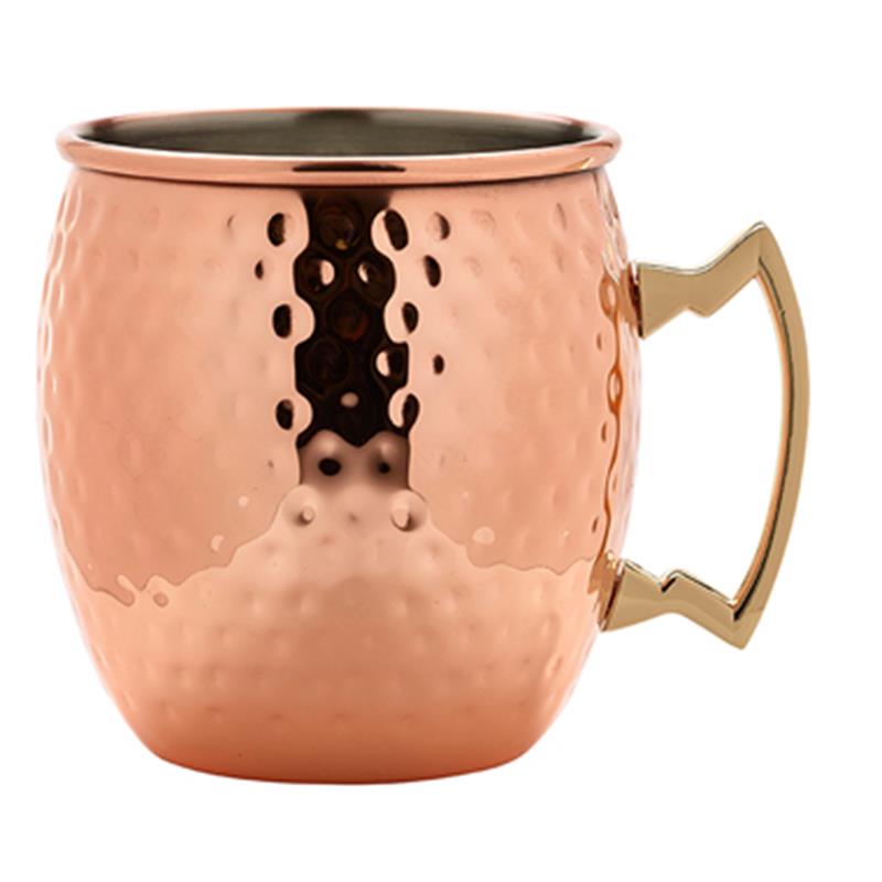 Barrel Copper Mug 55cl/19.25oz Hammered