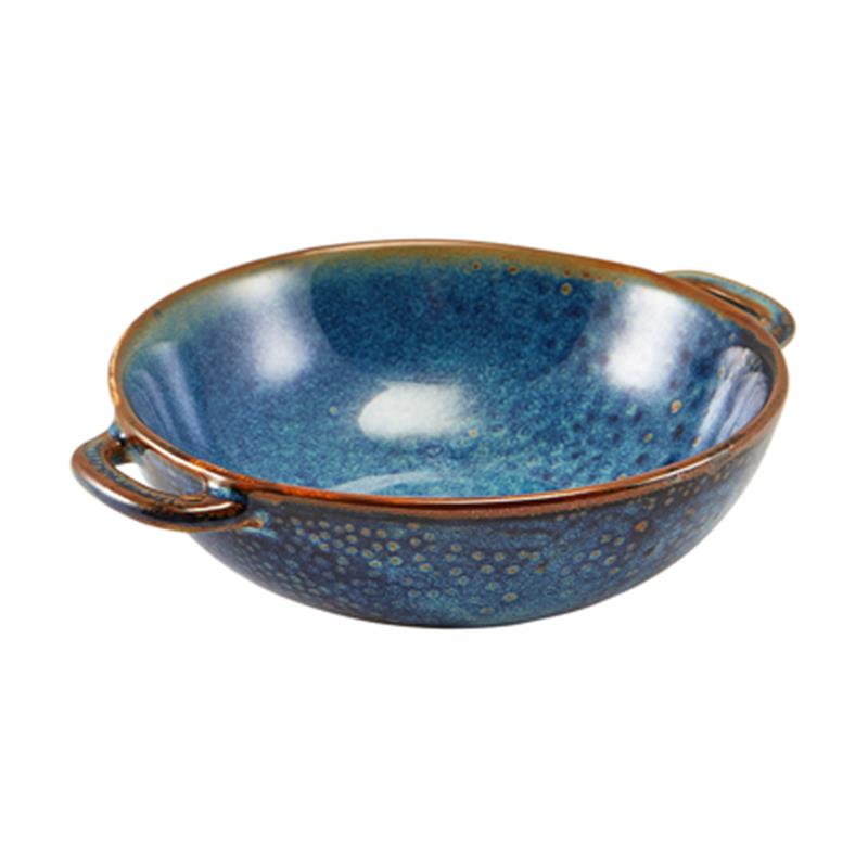 Terra Porcelain Aqua Blue Balti Dish 15cm