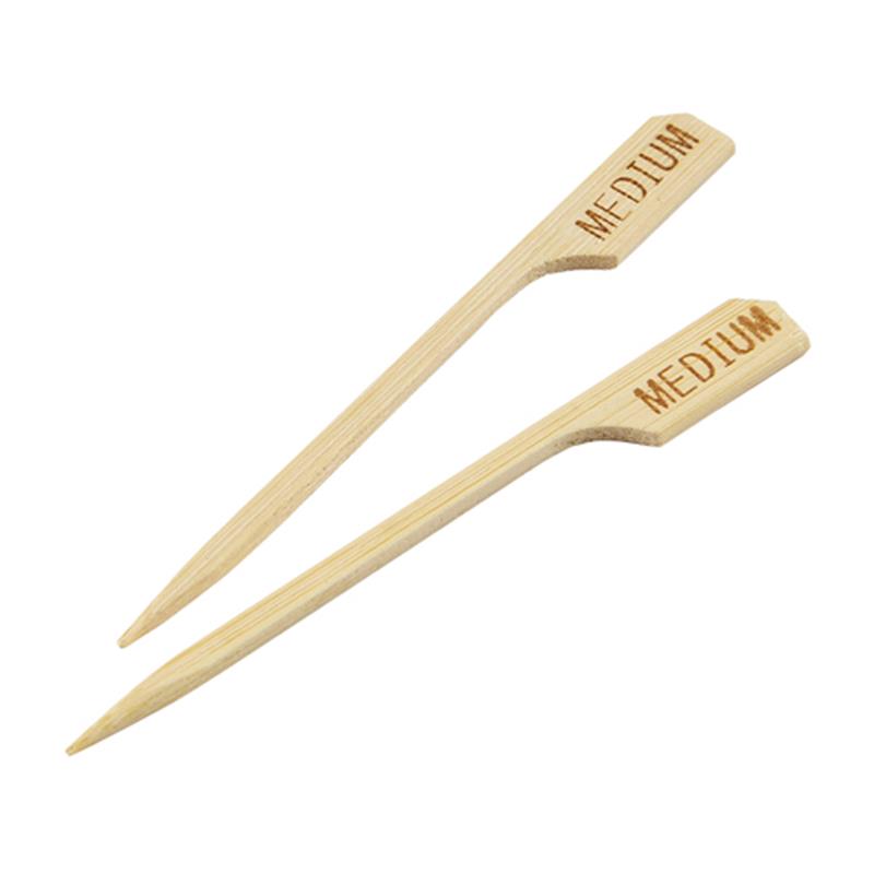 Bamboo Steak Markers 9cm/3.5" Medium (100pcs)