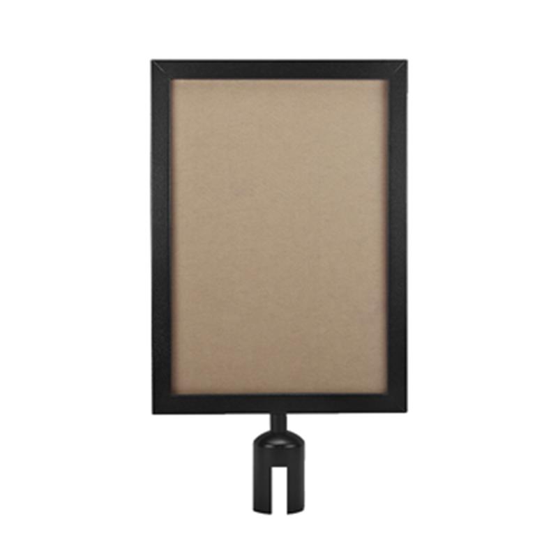 GenWare Black Barrier Post A4 Poster Frame