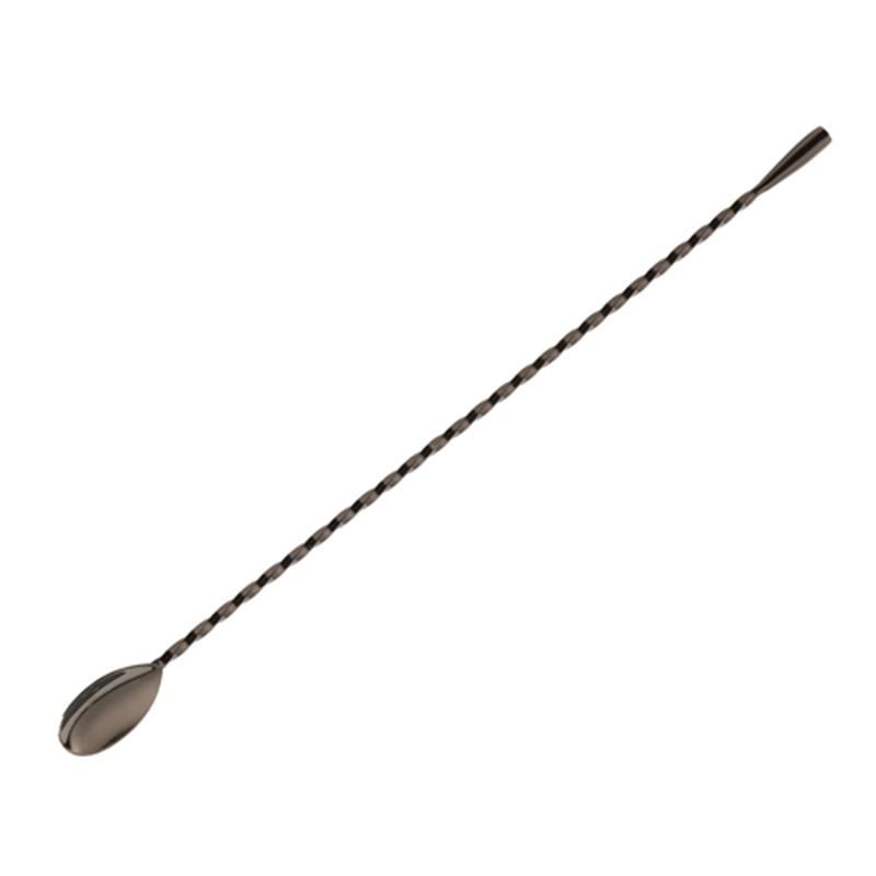 Gun Metal Teardrop Bar Spoon 35cm