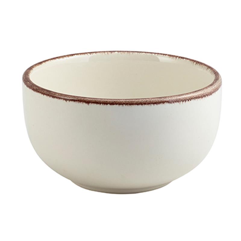 Terra Stoneware Sereno Brown Round Bowl 12.5cm