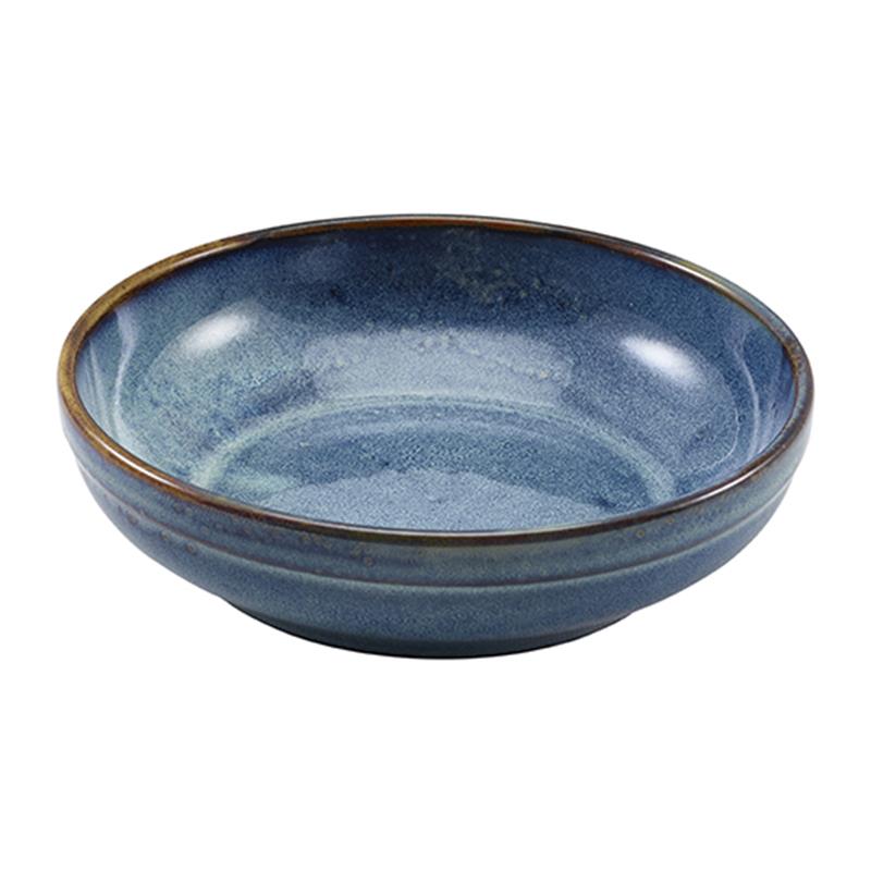 Terra Porcelain Aqua Blue Coupe Bowl 20cm