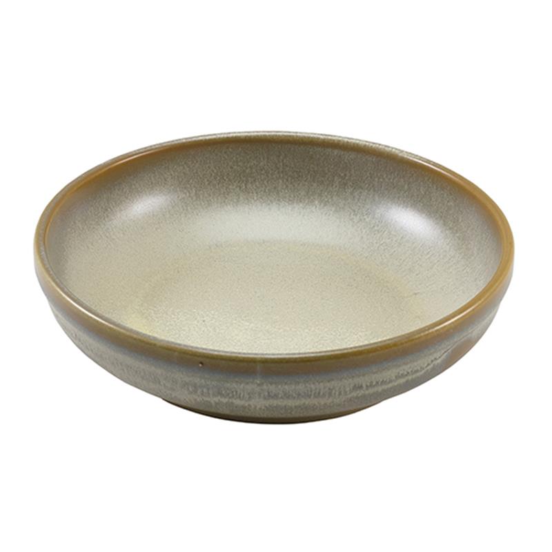 Terra Porcelain Matt Grey Coupe Bowl 23cm