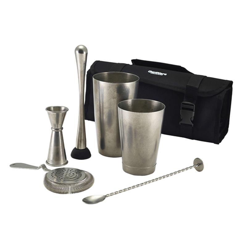 Vintage Cocktail Bar Kit 7pcs