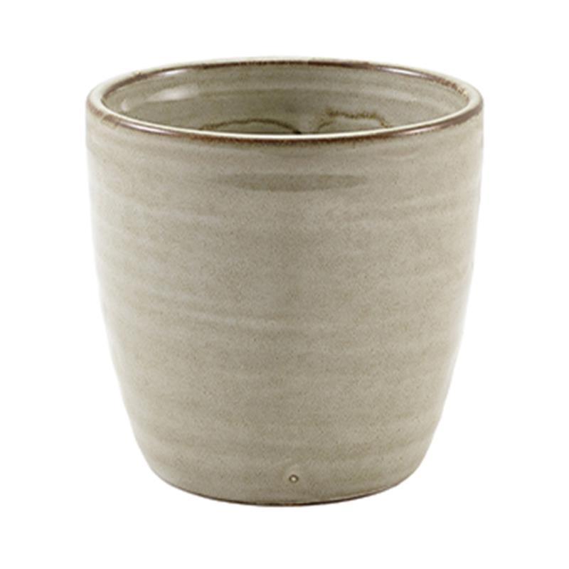 Terra Porcelain Grey Chip Cup 30cl/10.5oz