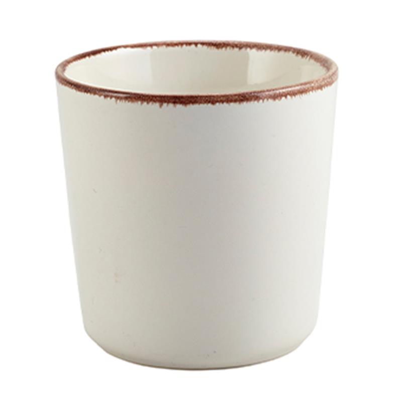 Terra Stoneware Sereno Brown Chip Cup 8.5 x 8.5cm