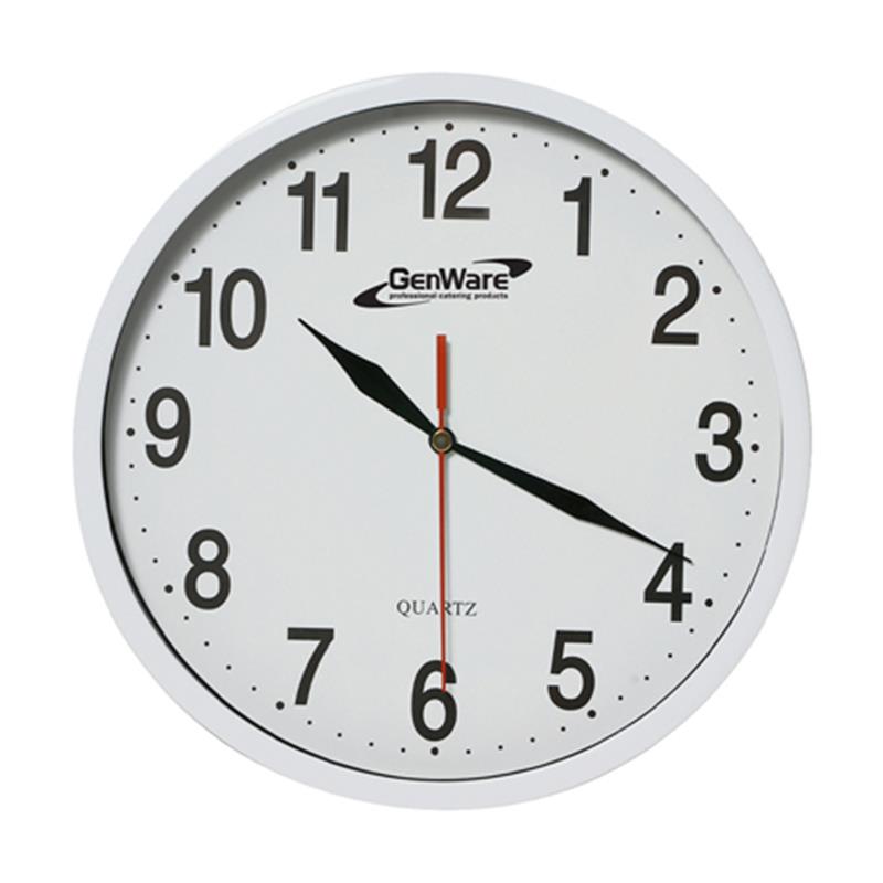 Wall Clock White 24cm Dia