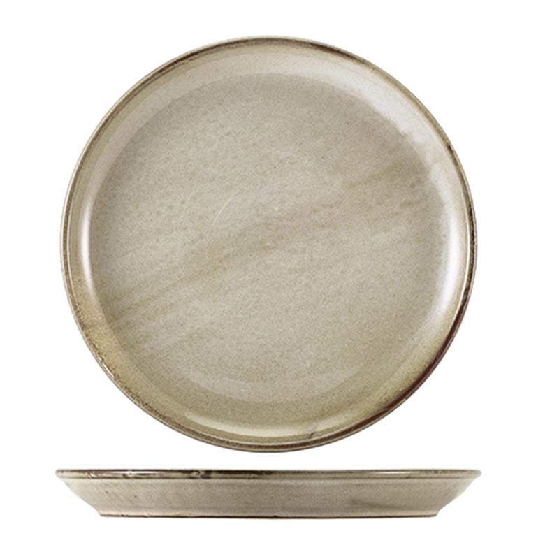 Terra Porcelain Grey Coupe Plate 27.5cm