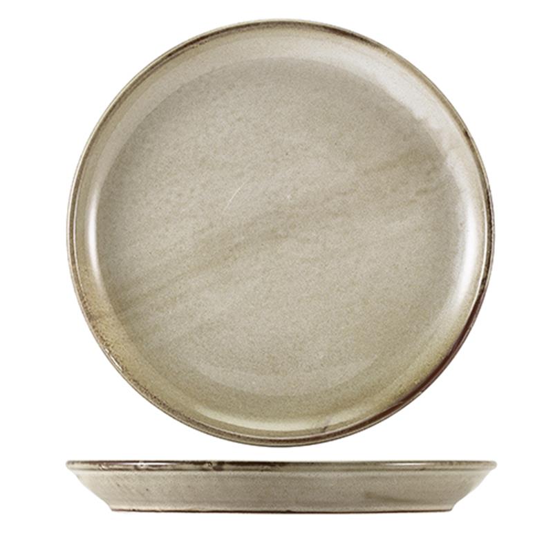 Terra Porcelain Grey Coupe Plate 30.5cm