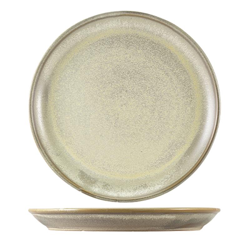 Terra Porcelain Matt Grey Coupe Plate 30.5cm